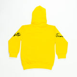 Golden Yellow Striped Hoodie