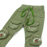 Casual Olive Green Cargo Pants