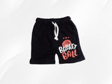 Charcoal Black Kids Shorts