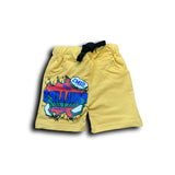 Yellow Graphic Short